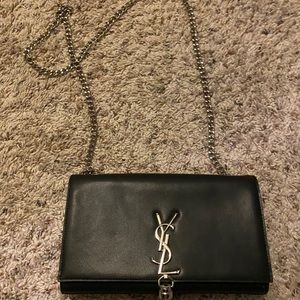 Black chain bag